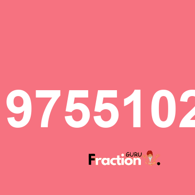 What is 0.1975510204 as a fraction