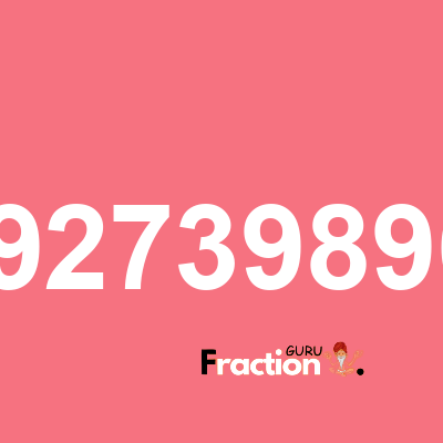 What is 0.3592739896881 as a fraction