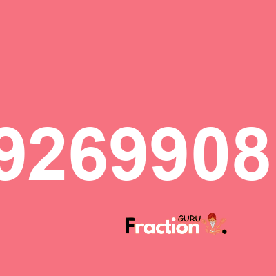 What is 0.39269908169 as a fraction