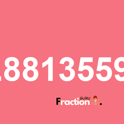 What is 0.88135593 as a fraction