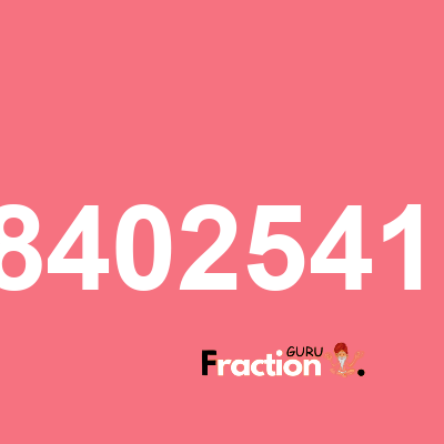 What is 1.28402541669 as a fraction
