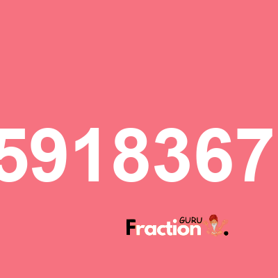 What is 1.95918367347 as a fraction