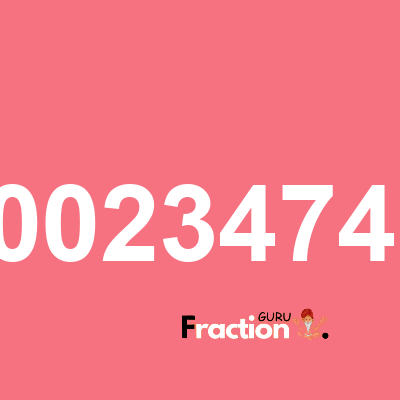 What is 12.0023474178 as a fraction