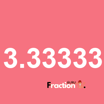 What is 1513.33333333 as a fraction