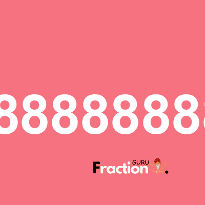 What is 2.38888888889 as a fraction