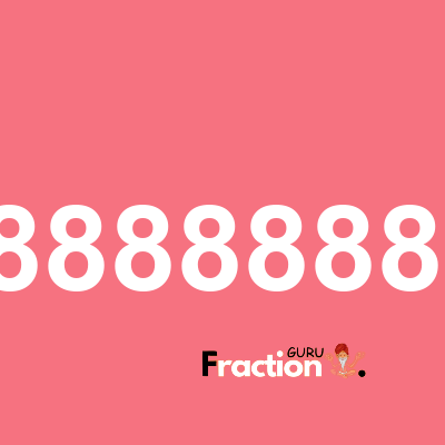 What is 2.888888889 as a fraction