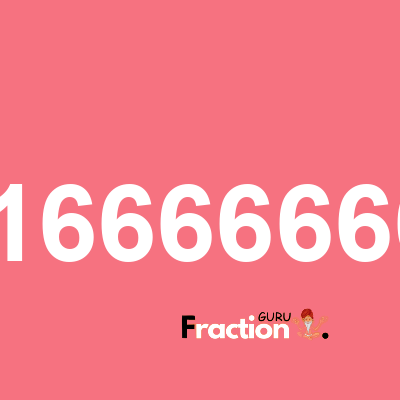 What is 2.91666666667 as a fraction