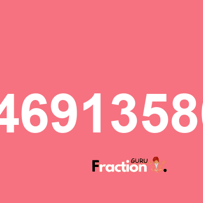 What is 26.4691358025 as a fraction