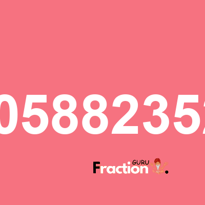 What is 27.0588235294 as a fraction
