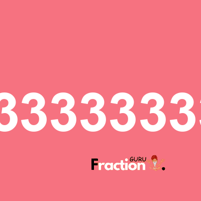 What is 29.3333333333 as a fraction