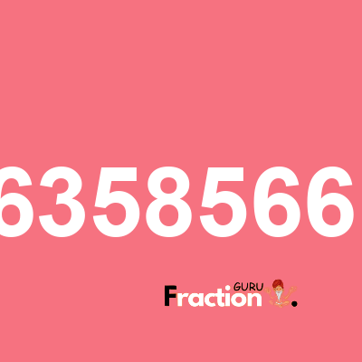 What is 3.36358566101 as a fraction