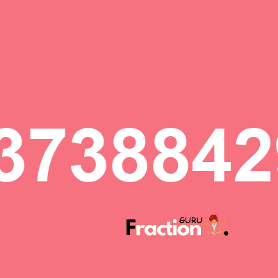 What is 3.373884298 as a fraction