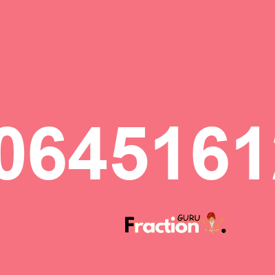 What is 3.468064516129032 as a fraction