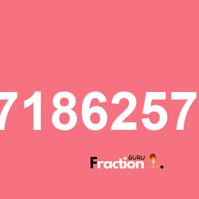 What is 3.514718625761429 as a fraction