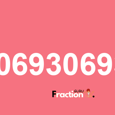 What is 5.30693069307 as a fraction