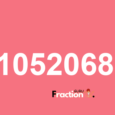 What is 5.41052068118 as a fraction