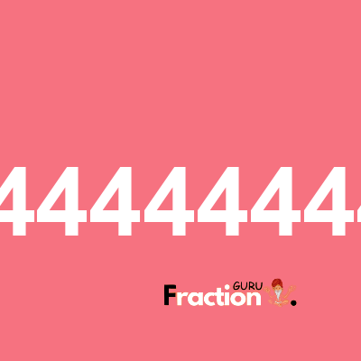 What is 54.44444444444444 as a fraction