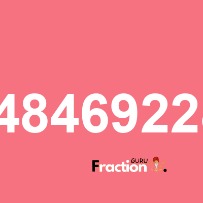 What is 7.34846922835 as a fraction