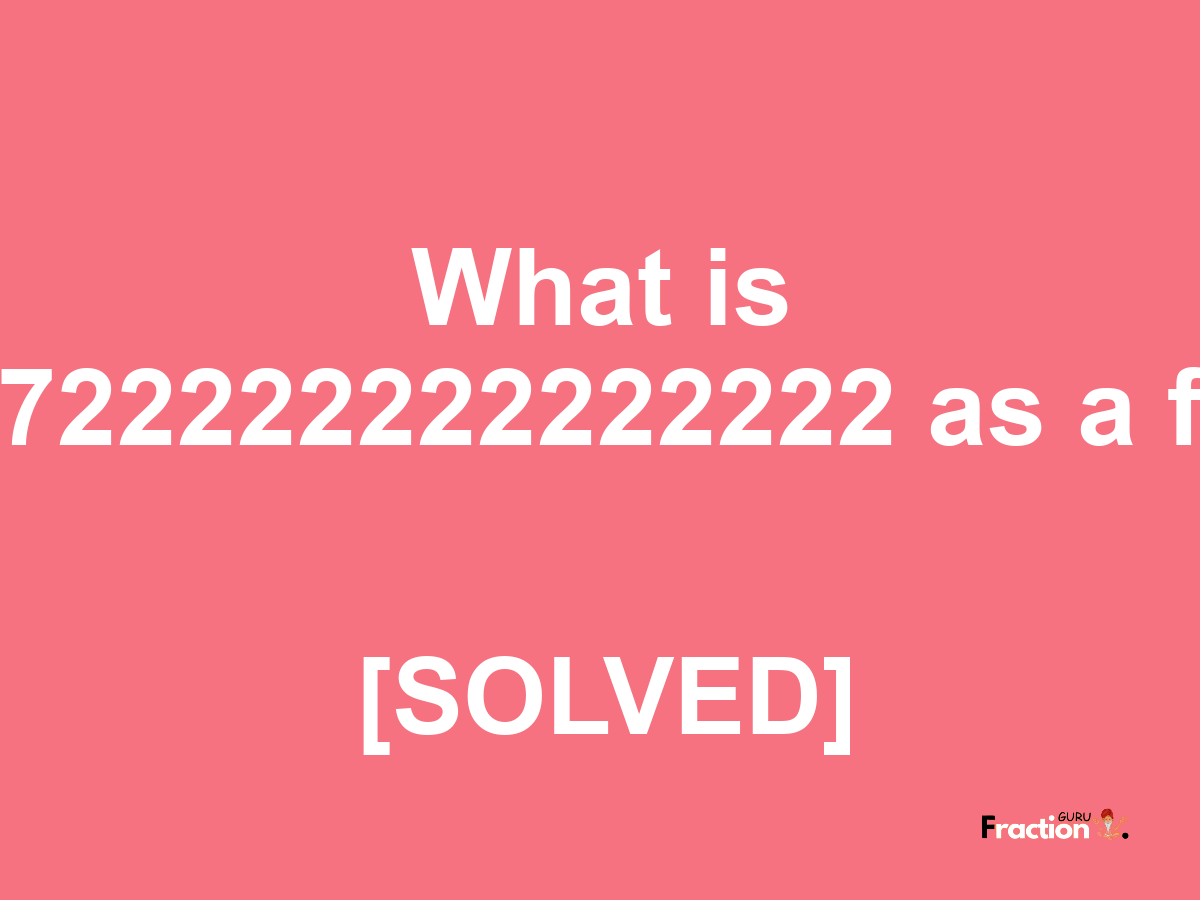 0.34722222222222222 as a fraction