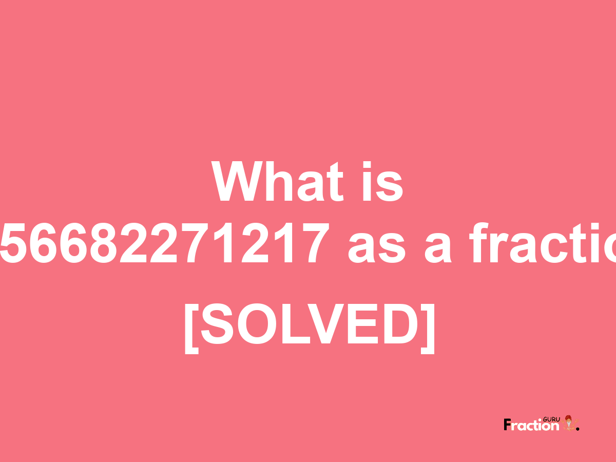 1.56682271217 as a fraction