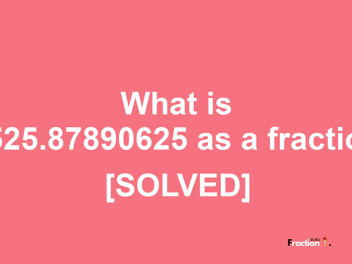 1525.87890625 as a fraction