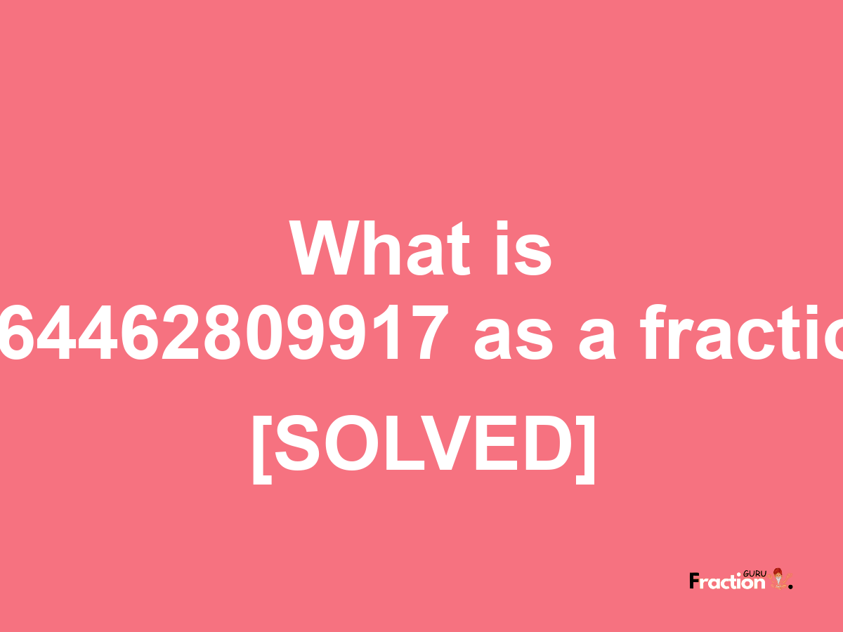 3.64462809917 as a fraction